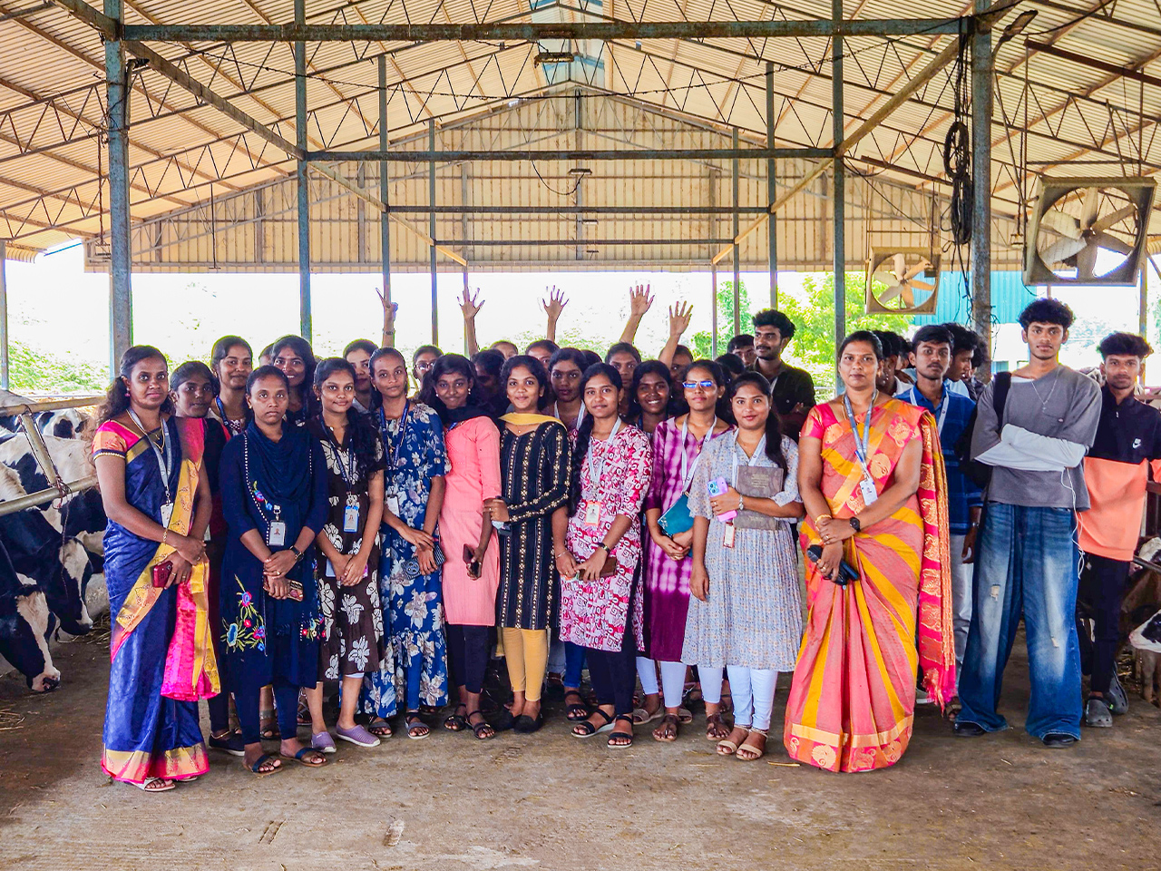Field Visit to Rajas Dairy Farm: