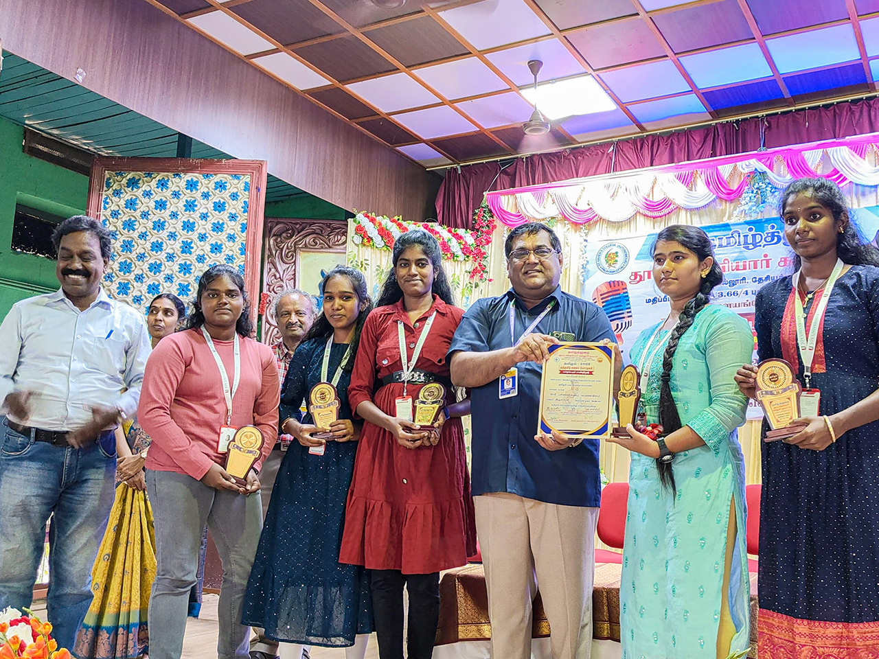 Third Prize in Group Singing at Tamil 2025 Literary Society Festival