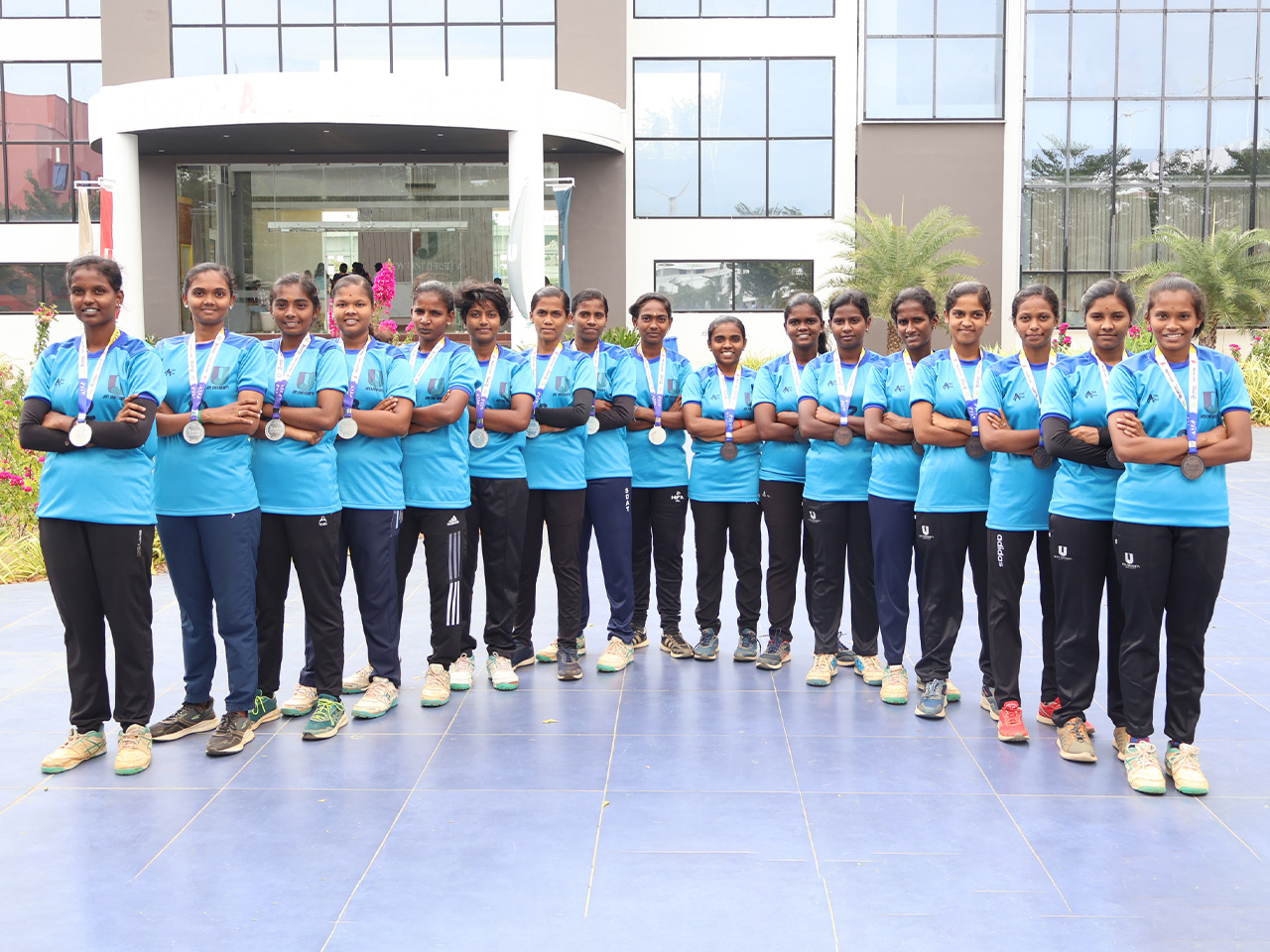 Women’s Kabaddi Teams secured 2nd and 3rd Prize